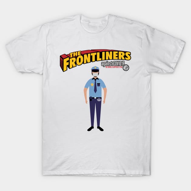 The Frontliners police officers T-Shirt by opippi